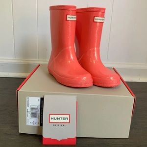 NWT Toddler Hunter Glitter Boots
